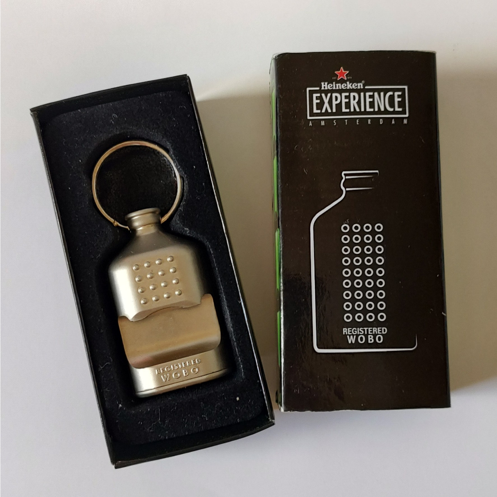 Chaveiro abridor de garrafas de cerveja importado WOBO - Heineken Experience Amsterdam