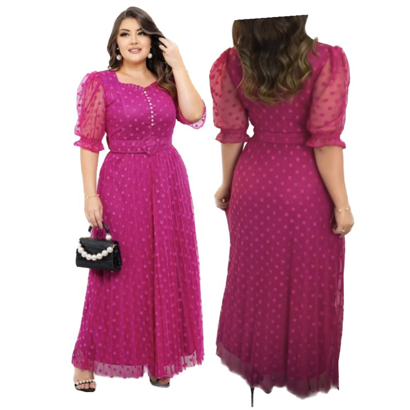 vestido malha tuly forrado com detalhes em botões e cinto