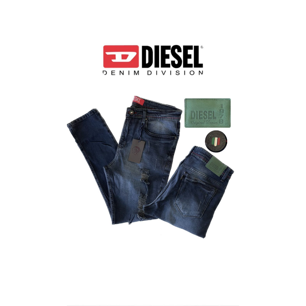 Calça jeans masculina adidas sales diesel