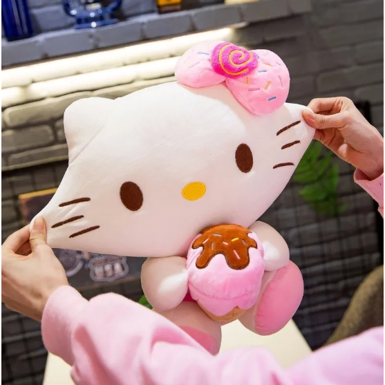 Boneca Hello Kitty Fandom Box Original Cx Acrílico Decorativ