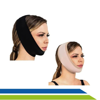 Máscara Faixa para Lipo Mentoniana (Papada) Otoplastia e Bichectomia - New  Form (M, Bege)