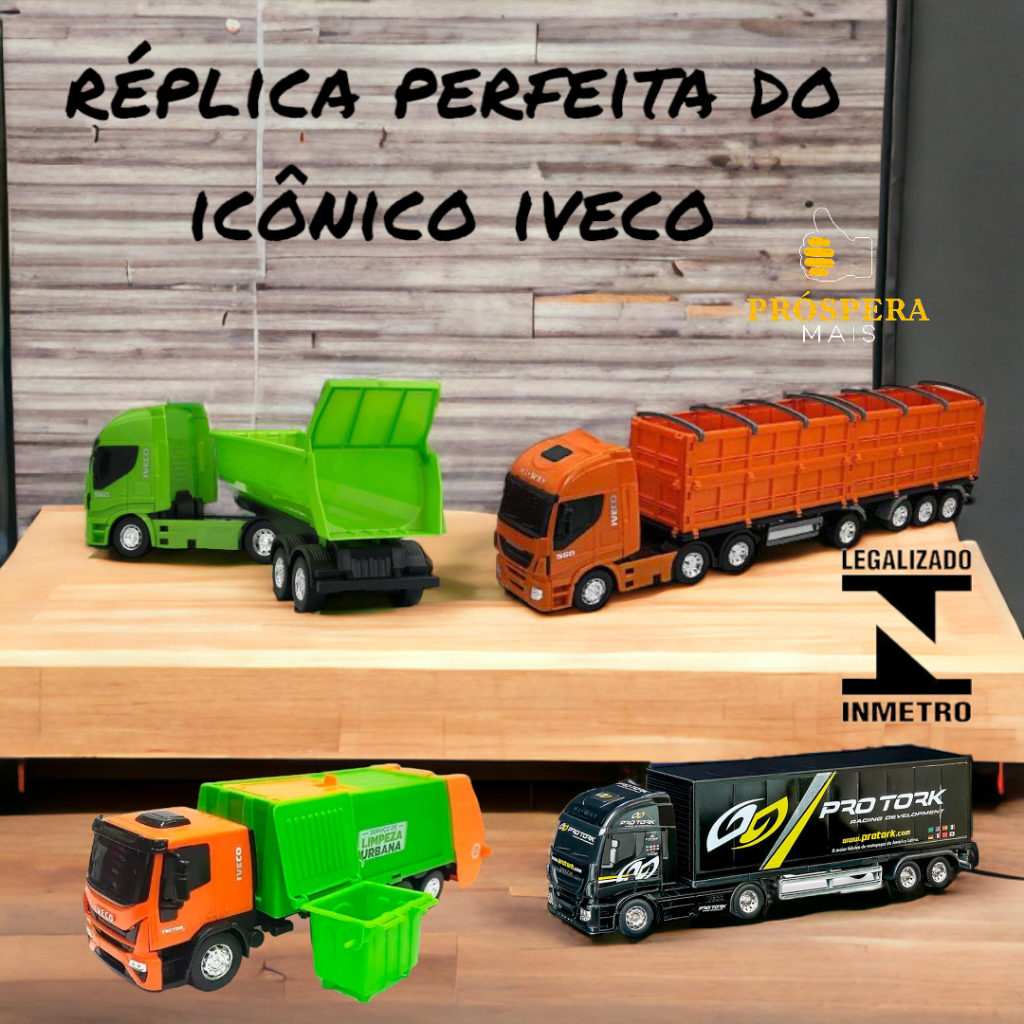 Miniatura Caminhao Graneleiro Iveco -Usual Brinquedos