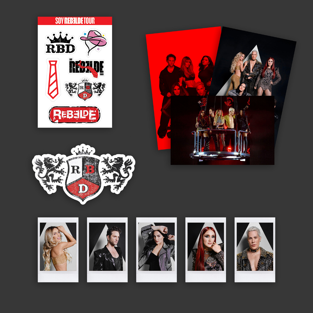 Kit Adesivos e prints RBD Soy Rebelde Tour | Shopee Brasil