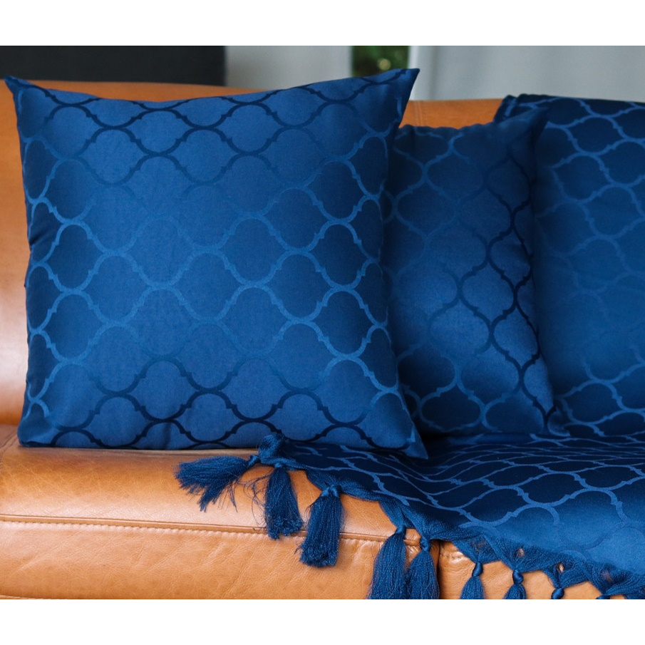 Kit 2 capas de almofada xale manta 45x45