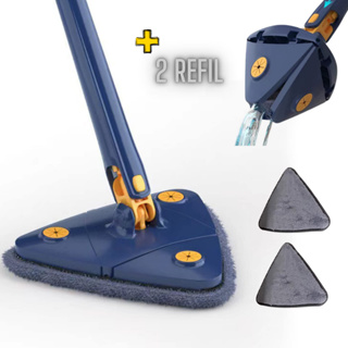 Mop De Limpeza MODELO NOVO Ajustável Giratório 360° Esfregão