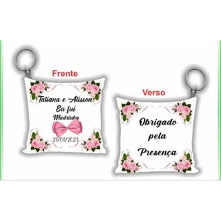 kit 10 almochaveiros lembrancinha personalizado madrinha e padrinho de casamento