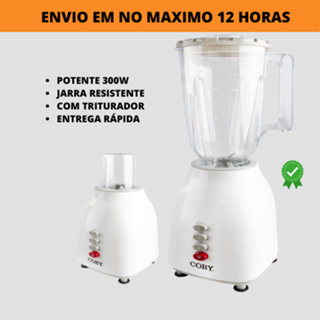 Liquidificador Com Triturador  Potente 300W Jarra Resistente 1.5Lt 110V - Branco