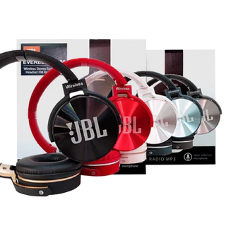 Fone de Ouvido Bluetooth Sem Fio jb Everest 950BTWireless Radio FM Mp3 Cartão Memória