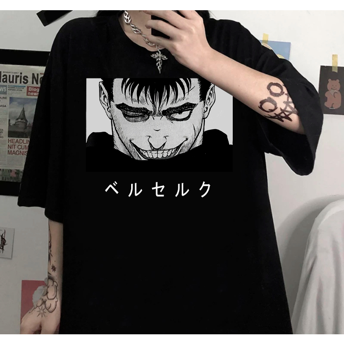 Camiseta T-Shirt Berserk Guts - Blusa de Anime / Mangá Unissex