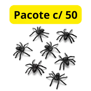 Mini Aranha Pacote com 50
