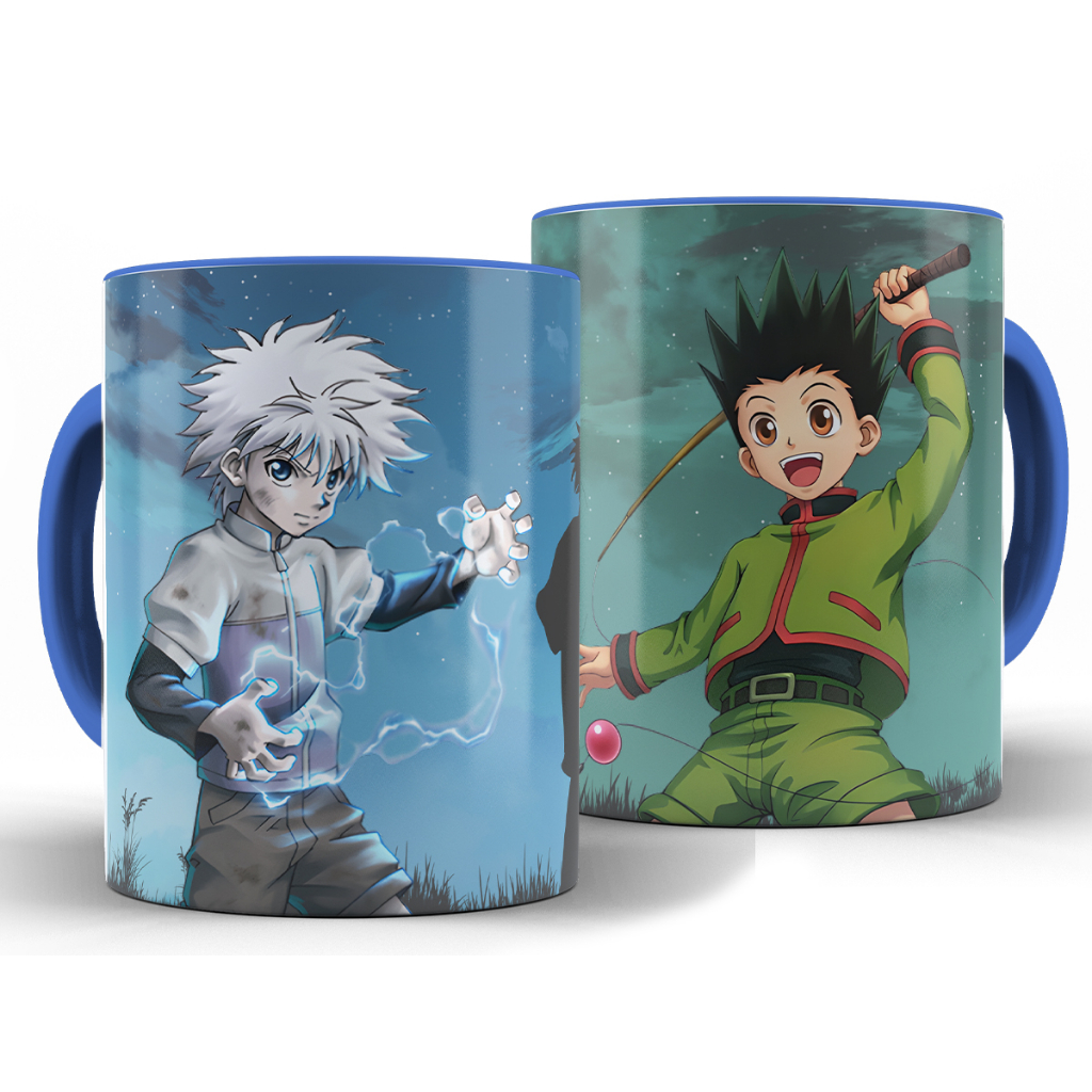Caneca Hunter x Hunter + Caixa - Xícara Divertida 325ML Cerâmica
