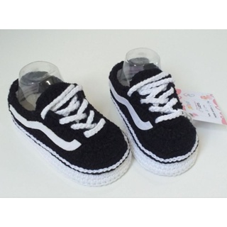 Tenis vans best sale de croche