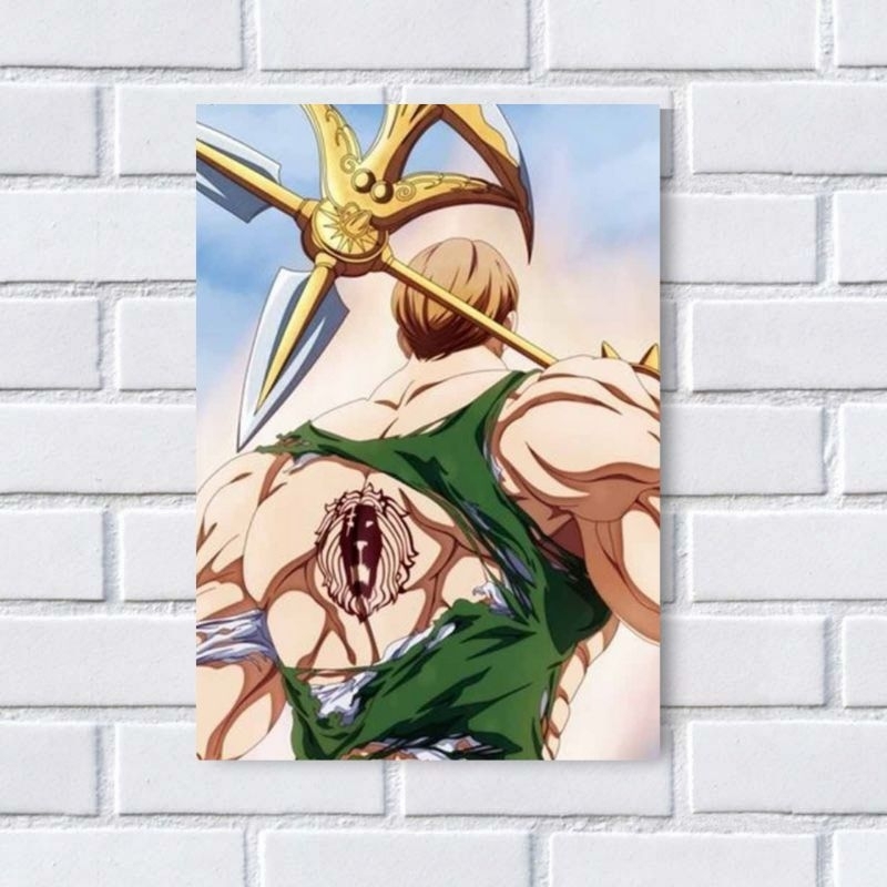QUADROS DECORATIVOS NANATSU NO TAIZAI / 7 PECADOS CAPITAIS 20x28
