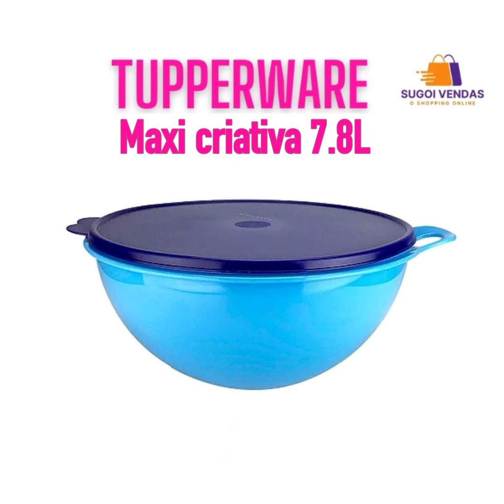 TUPPERWARE MAXI CRIATIVA 7,8L MINT - Não é Pote é Tupperware - melhor loja  do Brasil