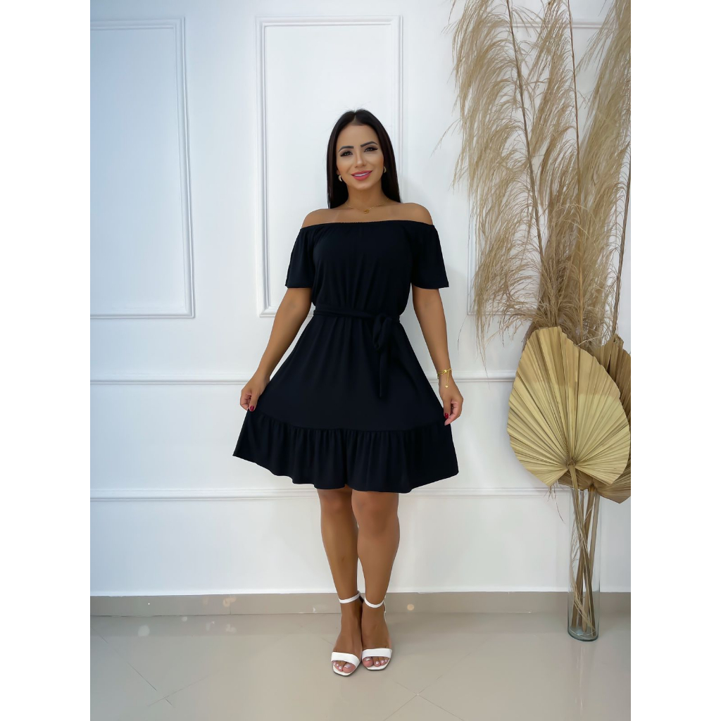 Olga - Vestido Camisa Moderno com Gola e Mangas 3/4 main image 0
