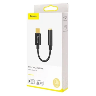 Adaptador Baseus USB Tipo C p/ Fone P2 3.5mm com DAC