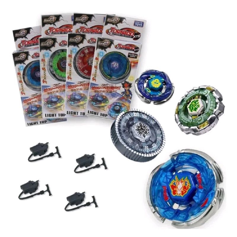 Beyblade Ferro Original Barato Rapidity 2 Pontas S Lançador