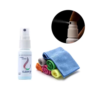 Kit 10 Limpa Lentes Tela Celular Lentes de Óculos + 10 Lenço Microfibra Mágica Especial