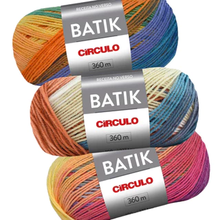 Lã Batik Tricô Circulo Novelo 360m 100g (277 Tex)