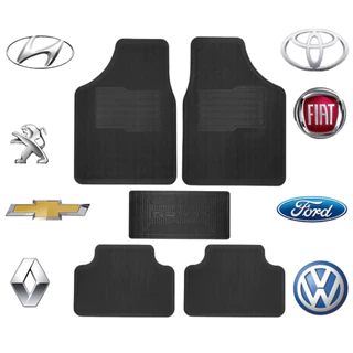 Tapete de Carro Borracha Automotivo 5 Peças Personalizado Marcas em Oferta na Shopee