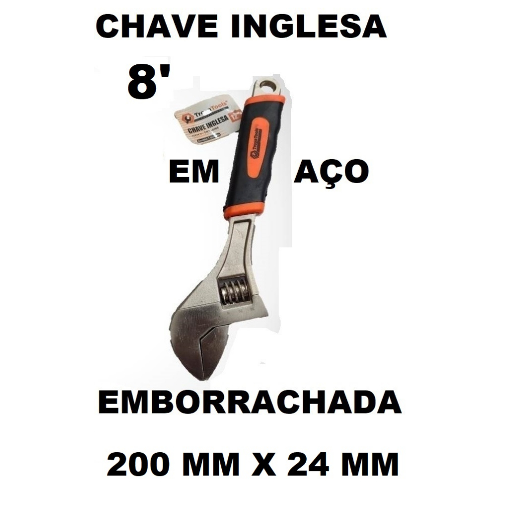 Chave Inglesa Cromada Abertura 24Mm Crv 8 Sata St47203Sc