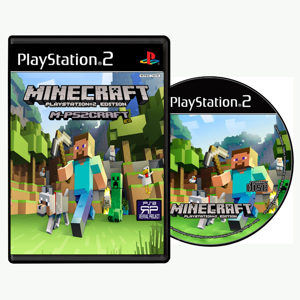 Minecraft [REPRO-PACTH] - PS2 - Sebo dos Games - 10 anos!