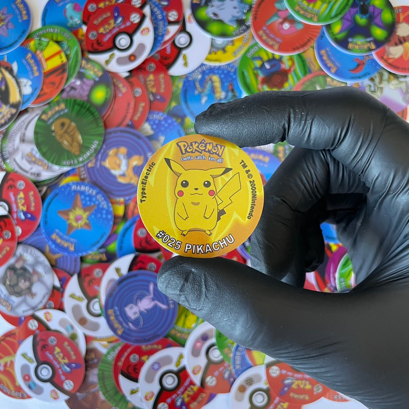 Kit Tazos Pokemons Primeira Geração Novos - Similares Salgadinho