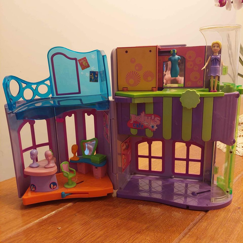 Playset Polly Pocket com Mini Bonecas - Shopping Center Doces