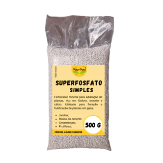 500g Superfosfato Simples Fertilizante Mineral