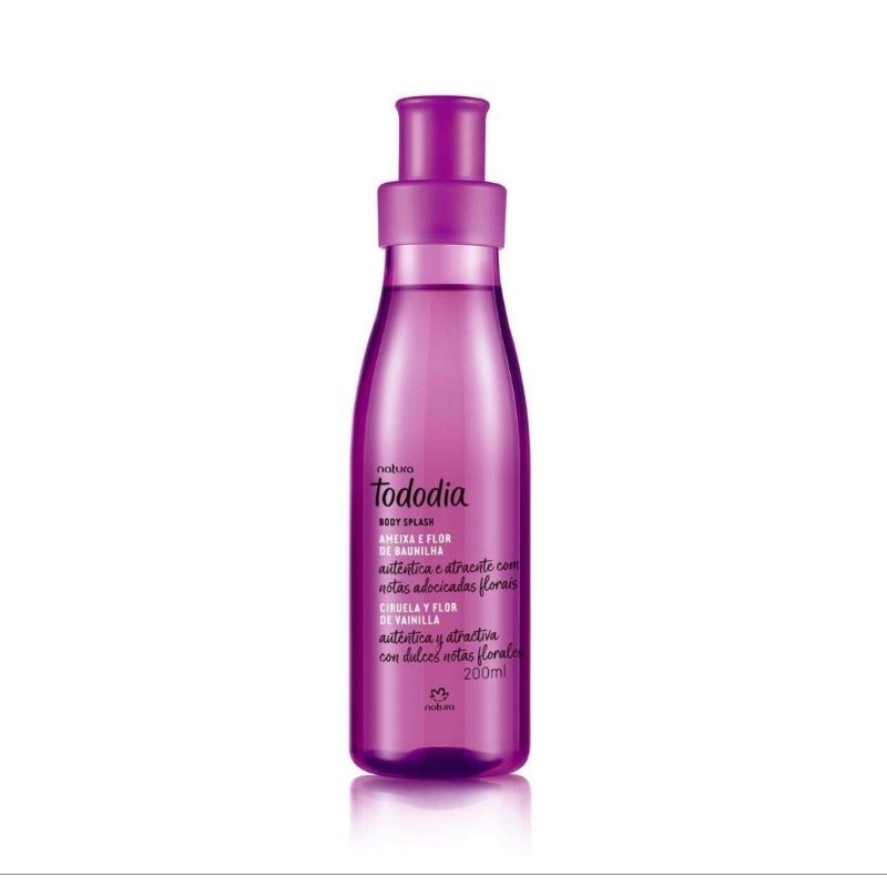 Tododia Ameixa e Flor de Baunilha Body Splash Desodorante Colônia Feminino - 200 ml