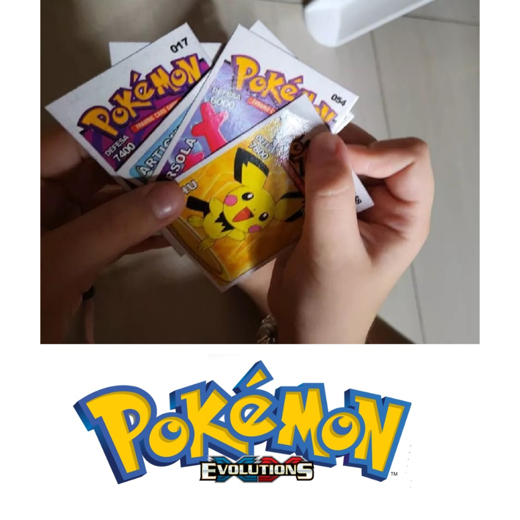 Pokebola C/ 1 Pokemon Aleatório + 20 Cartas Sortidas Pokemon