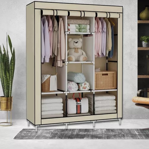 Guarda Roupa Armário Dobrável Organizador Quarto Desmontável