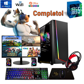 Cpu Gamer GTA 5 Core i5 + 16GB RAM Trabalhos Profissionais e Estudos c/Garantia e suporte total pós venda.