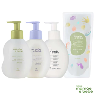 Hidratante Mamãe e Bebê Natura: Clássico, Relaxante ou Sem Fragrância - 200ml (Regular ou Refil) em Oferta na Shopee