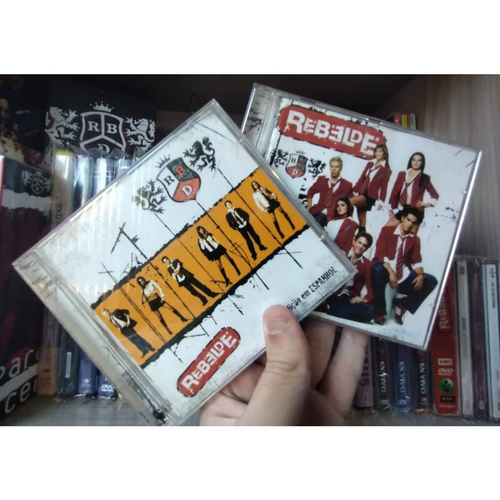 CDs RBD Rebelde,Live in Hollywood,Celestial Brasil e Empezar Desde Cero ...