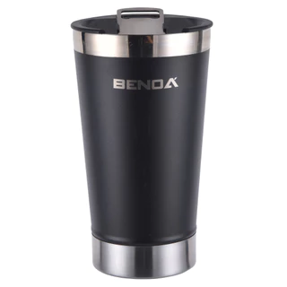 Copo Térmico 473ml Com Tampa e Abridor de Garrafa Benoá KC-MD500 Inox