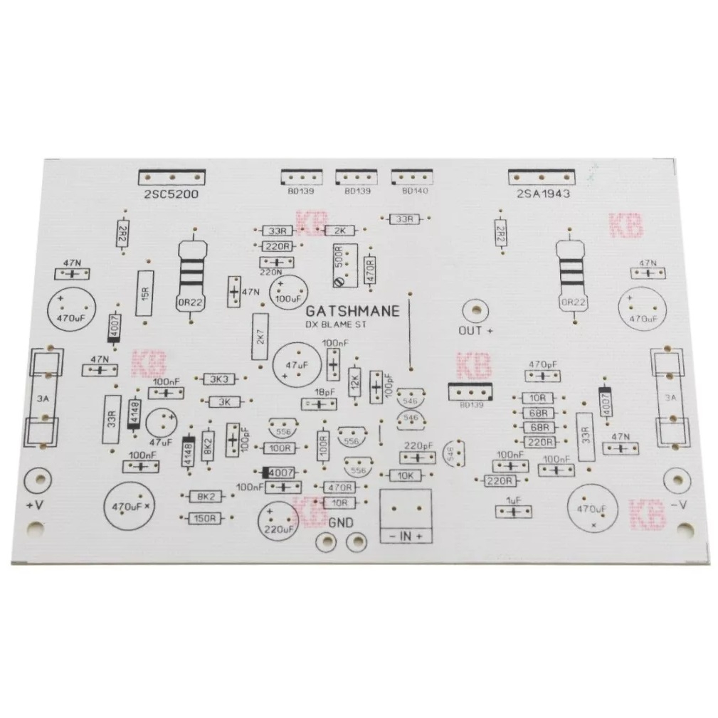Placa Para Montar Amplificador 100W RMS 4 OHMS Dx Blame St Hi - End ...
