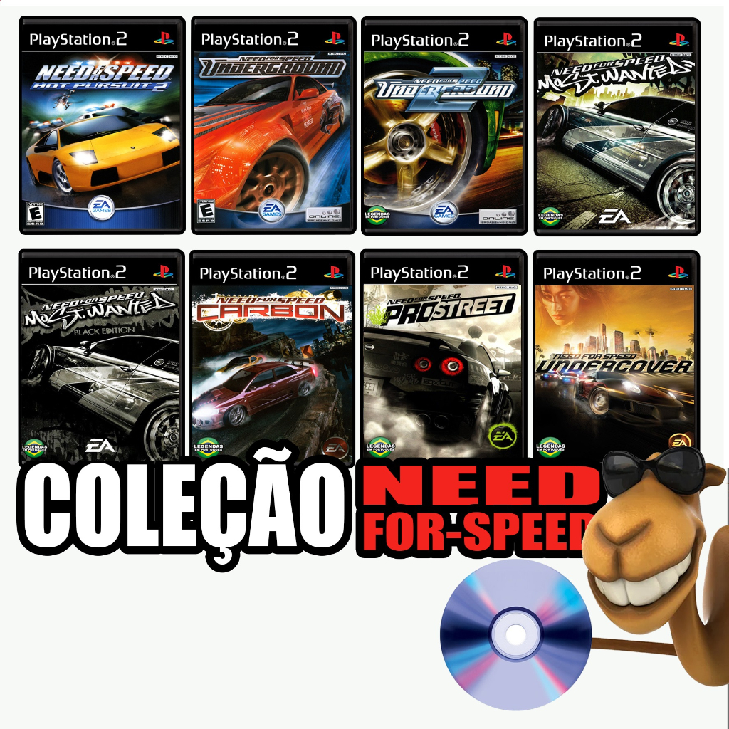 Need For Speed Underground 1 PT-BR - PS2 ISO RIP 