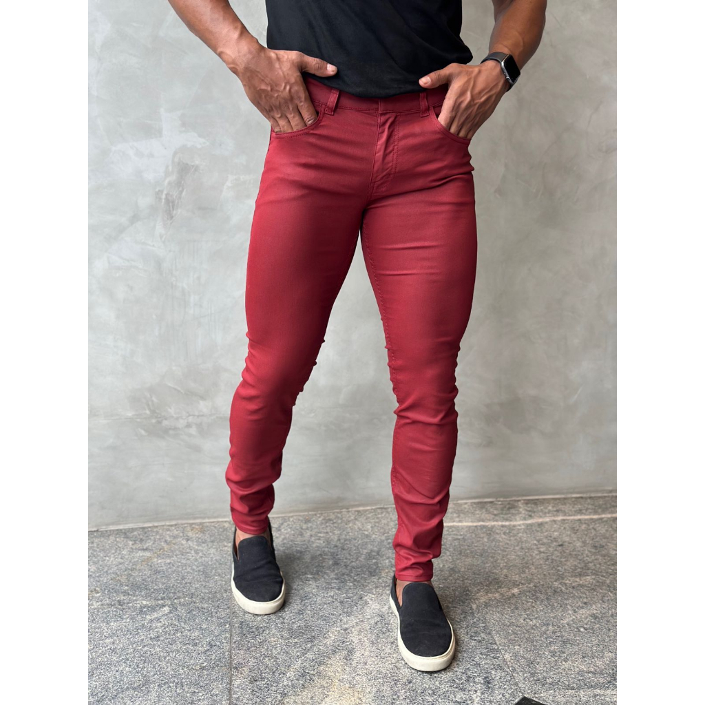 Calça store masculina resinada