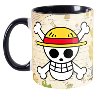 Caneca One Piece Monkey D. Luffy Personalizada com Nome