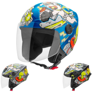 Capacete Moto Feminino Masculino Aberto Pro Tork New Liberty Three 3 Bad Baby Novo Lançamento Viseira Cristal