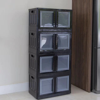 Conjunto 04 Unidades Organizador Dobrável Guarda Roupa Armario