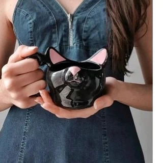 xícara/caneca Gato bichano 3d