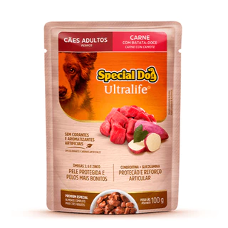 Ração Úmida Special Dog Sachê Cães Adultos Carne 100g