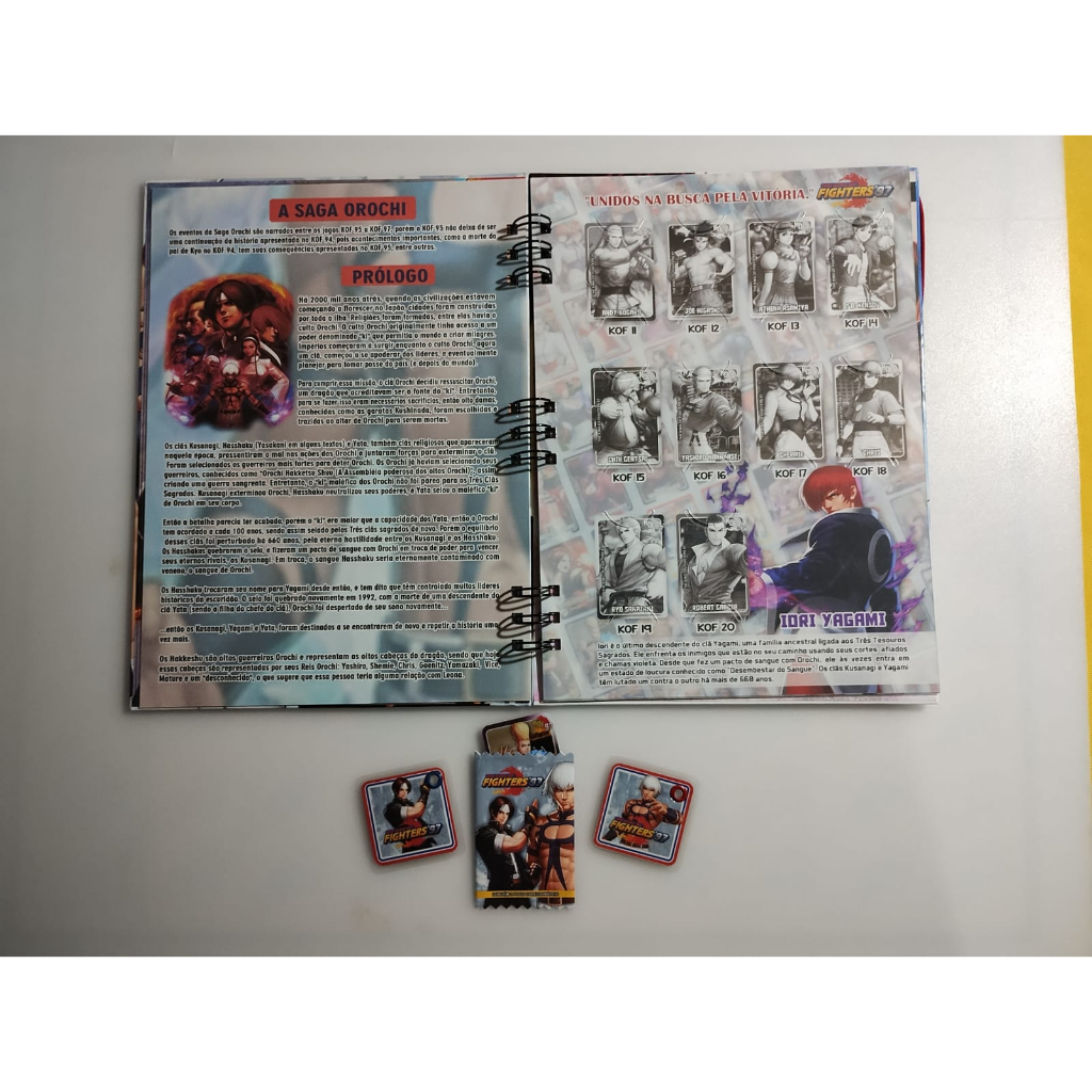 Coleção The King Of Fighters 97 - Tazos / Cards | Shopee Brasil