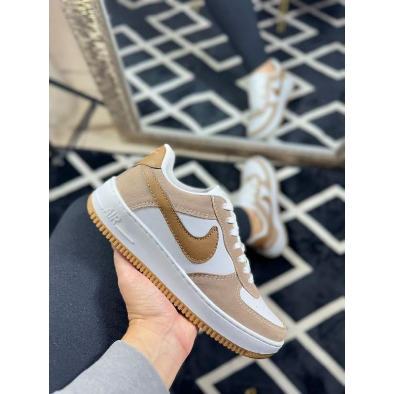 Tênis Air force Caramelo Feminino
