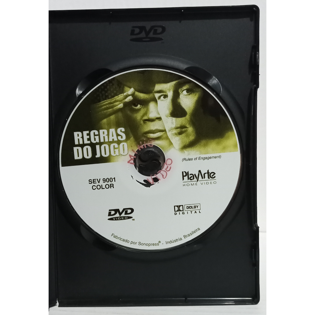 Dvd Regras Do Jogo - Samuel L. Jackson - Lacrado Original