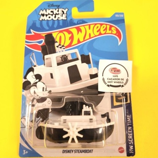 Disney SteamBoat Barco do Mickey Hot Wheels Lacrado Barco do Mickey