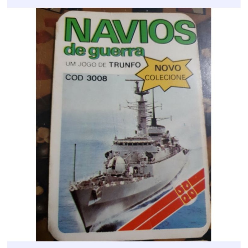 Quem se lembra do Super Trunfo de Navios de Guerra dos anos 80