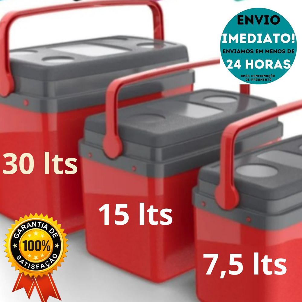 Cooler Térmico Unitermi Caixa Floripa Com Alça 7,5lts 15lts 30 litros ...